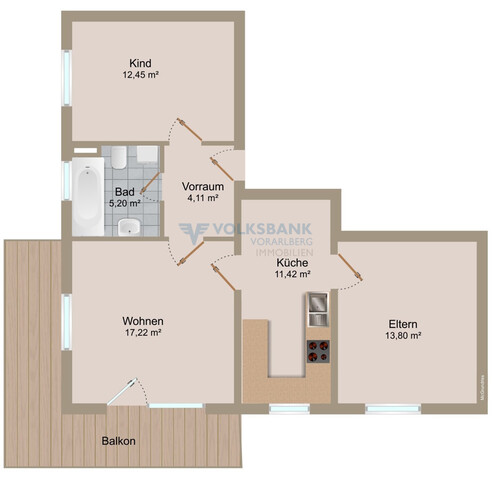 Große 3-Zimmerwohnung in naturverbundener Lage!