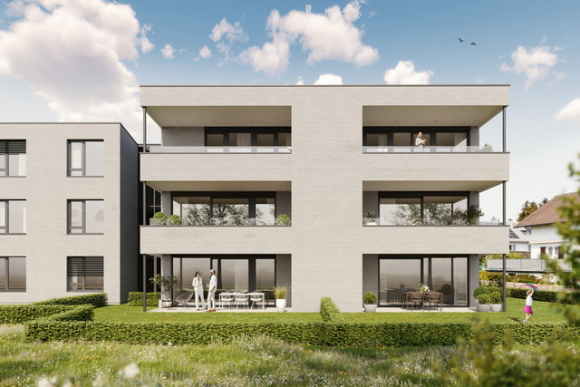 Luxuriöse 3-Zi-Terrassenwohnung | Pfänderblick | Exklusive Austattung - Wohnen am Schlössle  Top W06