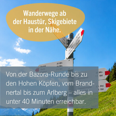 gemütliches Holzhaus nahe Feldkirch auf der Bazora - Neubau - in Vollholzqualität zu verkaufen