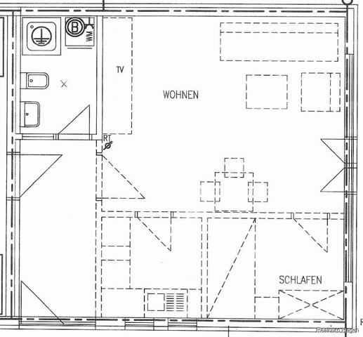 Helle 1 Zimmerwohnung in Schwarzach zur Miete!