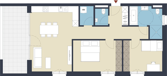 3 ZIMMER WOHNUNG MIT BALKON ZU VERKAUFEN