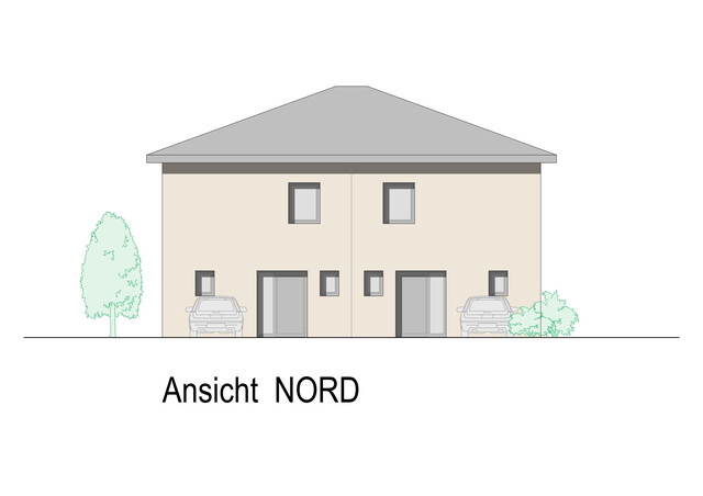 Neue Doppelhaus-Hälfte in Ziegelbauweise inkl. Grundstück € 588.000,00 plus WBF!