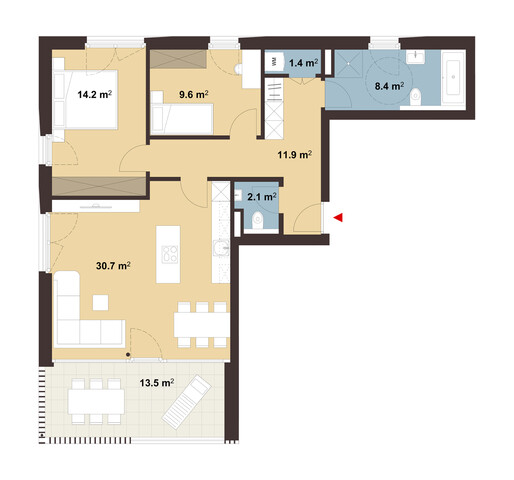 Tolle 3-Zimmerwohnung | A04