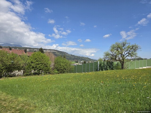 Exklusives Baugrundstück, 942m² mit Panoramablick auf die Schweizer Bergwelt – Nähe Liechtenstein