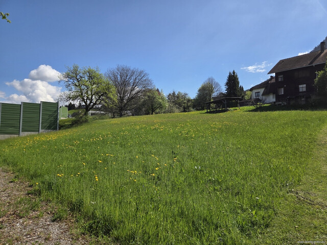 Exklusives Baugrundstück, 942m² mit Panoramablick auf die Schweizer Bergwelt – Nähe Liechtenstein