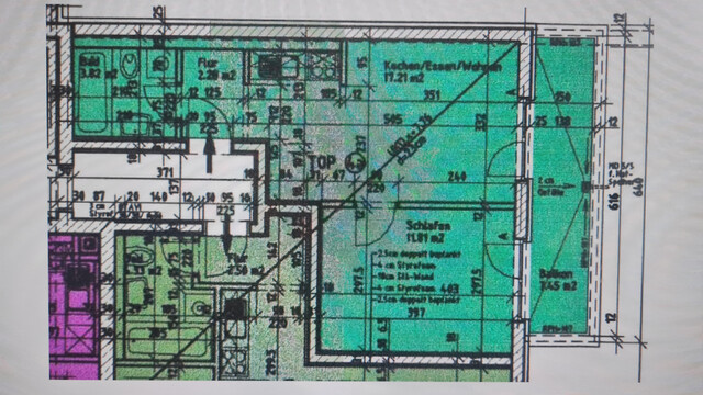 Gut geschnittene 2-Zimmer-Wohnung in ruhiger Lage in Feldkirch