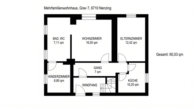 Gemütliche 3-Zimmer Erdgeschoss-Wohnung in Nenzing