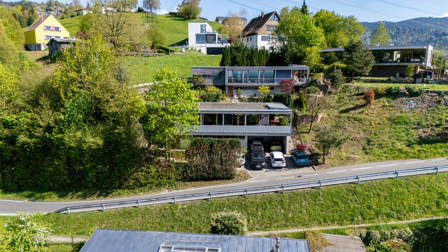Hochwertiges Architektenhaus mit Bodenseeblick in Bildstein