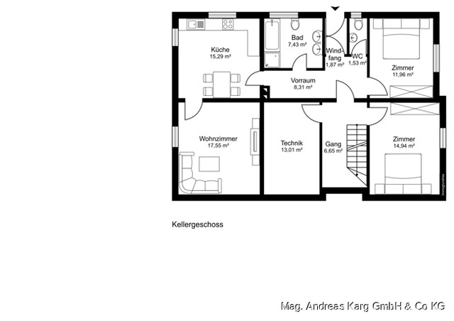 Familienfreundliches Einfamilienhaus in Hanglage mit 2-Zimmer Einliegerwohnung