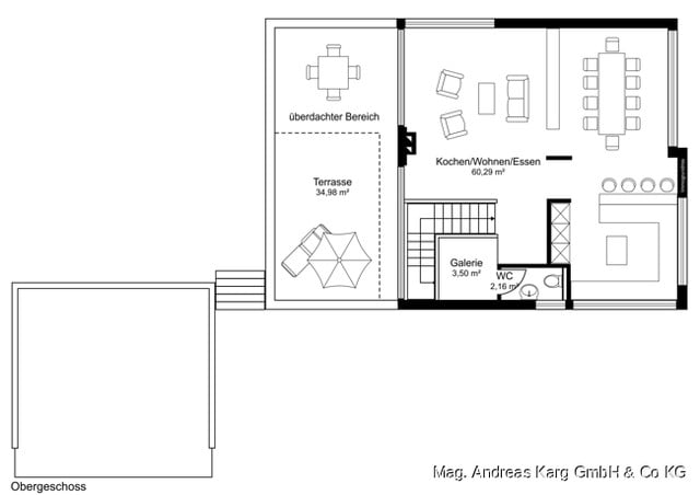 Familienfreundliches Einfamilienhaus in Hanglage mit 2-Zimmer Einliegerwohnung