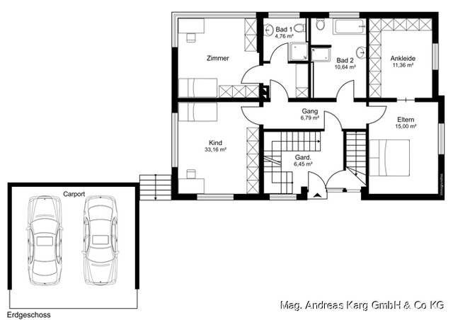 Familienfreundliches Einfamilienhaus in Hanglage mit 2-Zimmer Einliegerwohnung