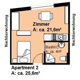 Zentrale 1-Zimmer-Wohnung in Feldkirch