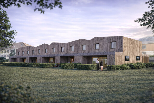 Modern wohnen in Wolfurt: Hochwertige Wohnanlage mit klarer Reihenhausarchitektur in attraktiver Lage / Haus B