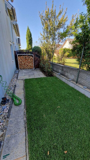 Doppelhaushälfte in Gramatneusiedl – 4 Zimmer, Klimaanlage, Solaranlage, Garten, Terrasse, Stellplatz!