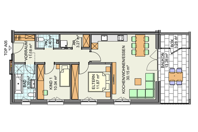 3-Zimmer-Wohnung mit Balkon in Altach zu vermieten!