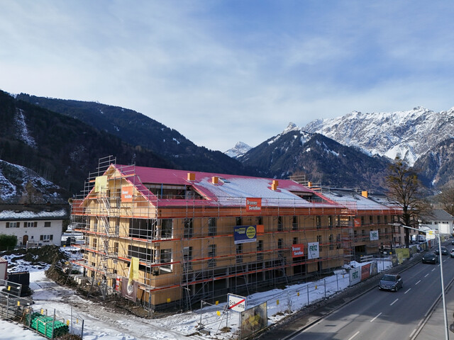 ATTRAKTIVE 3 ZIMMER-NEUBAUWOHNUNG IN SCHRUNS