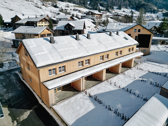 Au - Bregenzerwald - NEUBAU - gemütliches Reihenhaus aus Vollholz mit hoher Wohnbauförderung