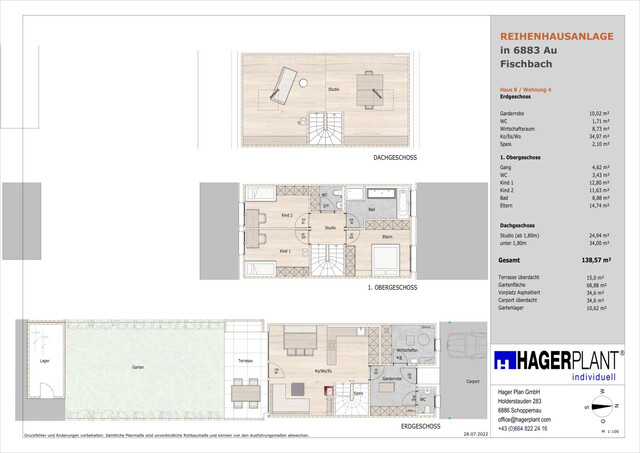 Au - Bregenzerwald - NEUBAU - gemütliches Reihenhaus aus Vollholz mit hoher Wohnbauförderung