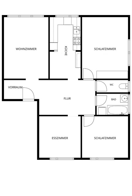 4-Zimmer-Wohnung in begehrter Lage nahe dem Bodensee