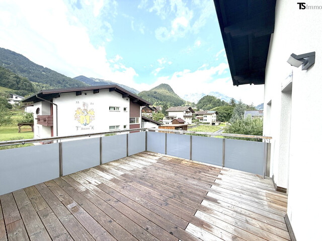 Tschagguns: 5-Zimmer-Maisonette-Wohnung ca. 141 m2 Wohnfläche mit Terrasse ca. 16 m2 und Balkon ca. 4,5 m2
