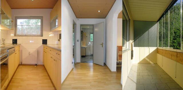 3 Zimmer in Tisis mit verglastem Balkon, Grenznähe