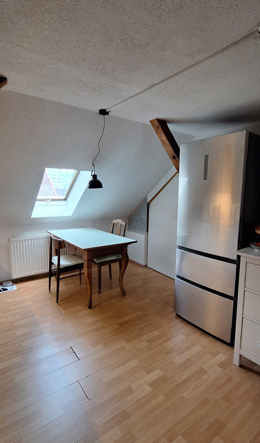 Von Privat: Altbau- Dachgeschosswohnung mit Gemeinschaftsgarten