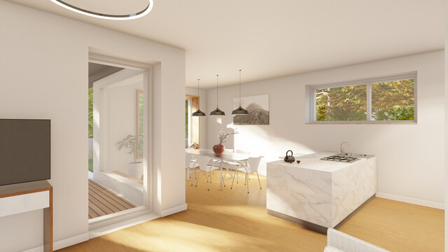 Neubau Gartenwohnung mit Terrasse, Garten, Garage & Keller - Erstbezug!