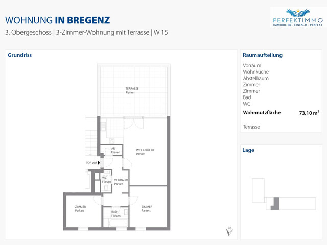 Großzügige Wohnungen mit Loggia oder Terrasse zur Miete