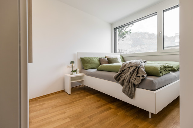 Gartenwohnung - Möbliertes 2-Zimmer-Apartment in Architekten-Wohnanlage in Dornbirn