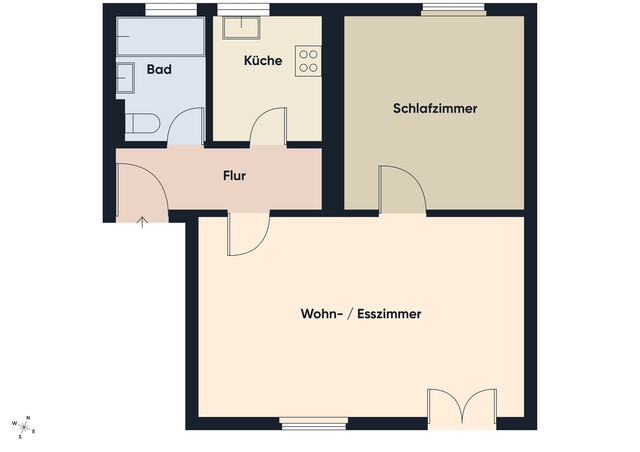 Kompakt, individuell gestaltbar: 2-Zimmer-Gartenwohnung in Feldkirch