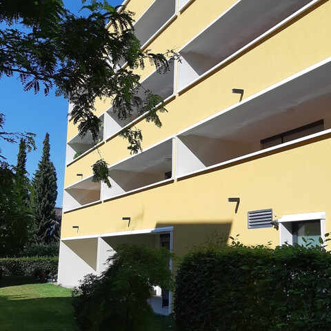 Terrassenwohnung mit großem Balkon in Top-Lage zu vermieten