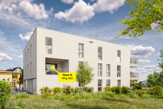 Geräumige 2-Zimmer-Terrassenwohnung | A02