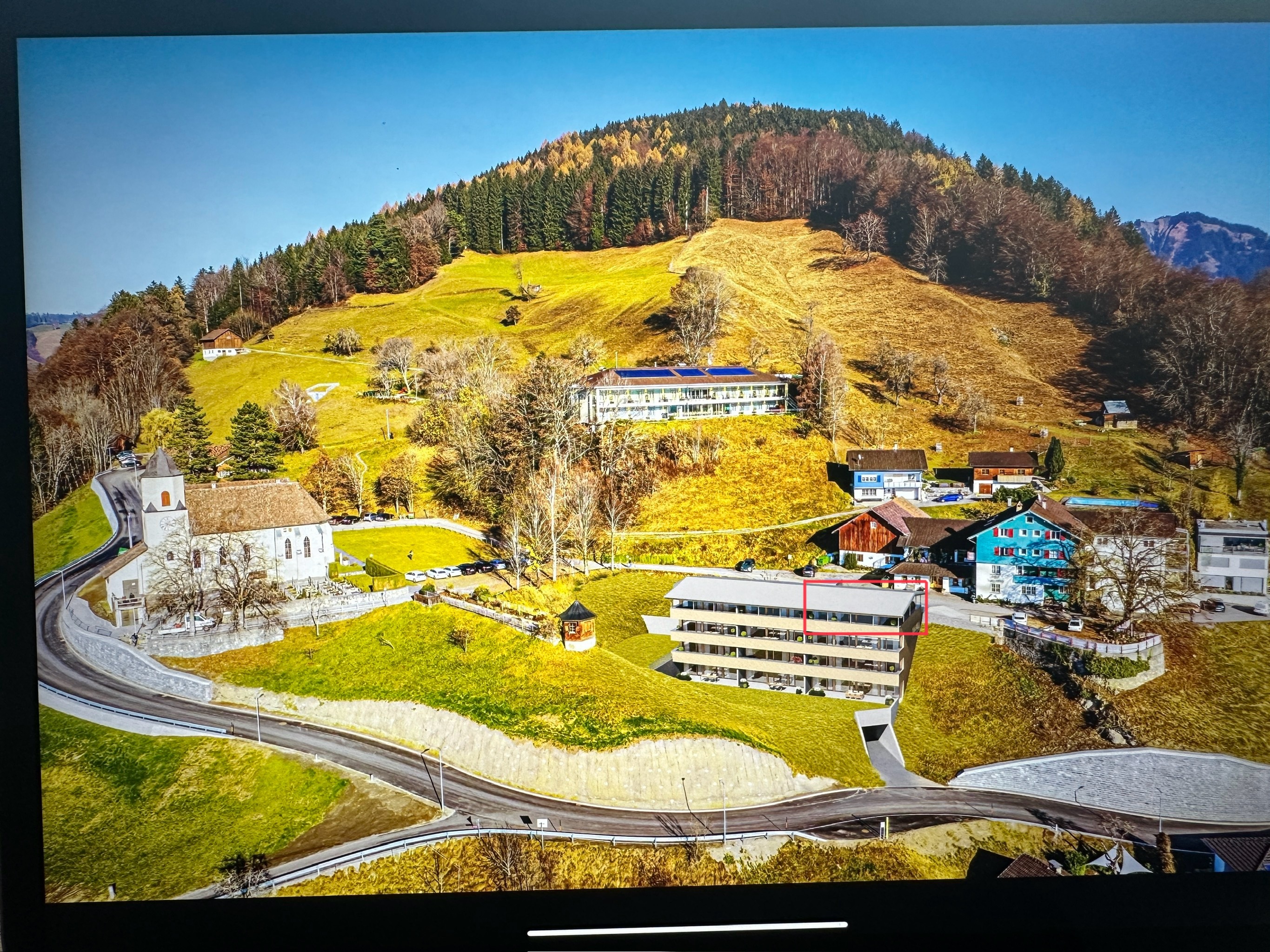 Exklusive Dachgeschosswohnung mit großer überdachter Veranda und atemberaubender Aussicht
