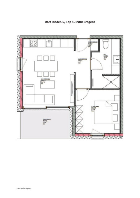 Neubau-Wohntraum: 2-Zimmer-Terrassenwohnung in Bregenz zu vermieten!