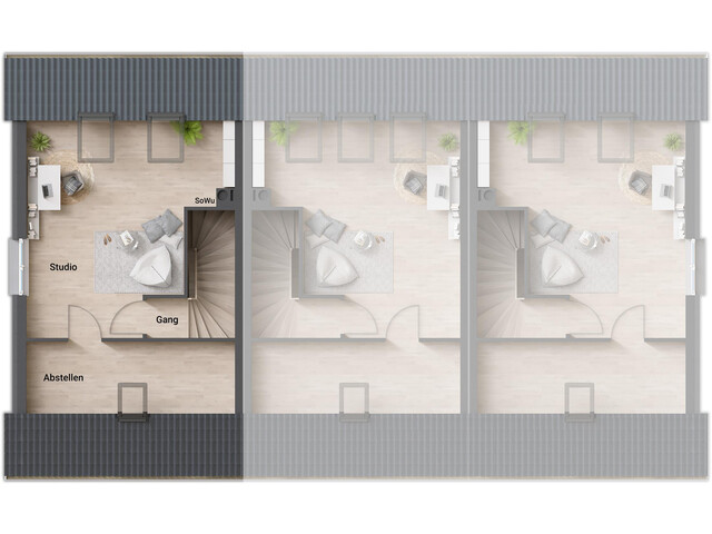 Reihenhaus in FK-Novels HAUS 1, HAUS 3