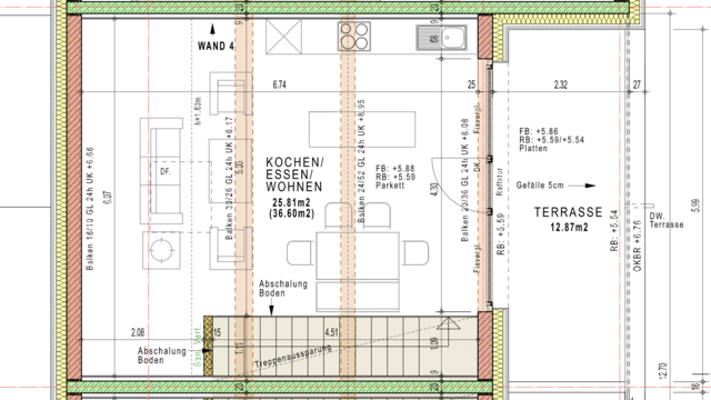 2 geschossige Wohnung in bester Lage