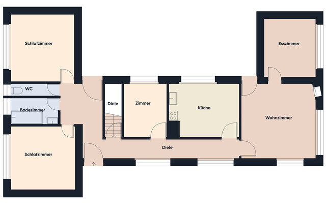 Bungalow in sonniger Lage mit einem großzügigen Grundstück