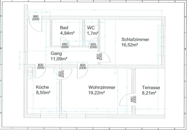 Wunderschöne, große 2-Zimmer DG-Wohnung im Zentrum von Lauterach mit super Rheintal Aussicht 