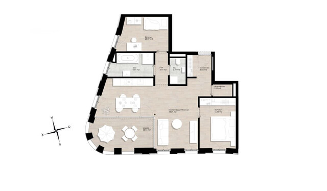 Edle 3-Zimmer-Neubauwohnung in Dornbirn