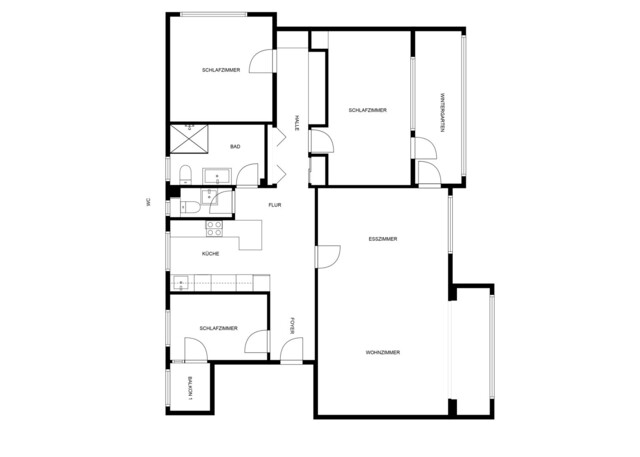 Dornbirn: 120 m² große Wohnung mit Loggia und Garage in zentrumsnaher Lage!