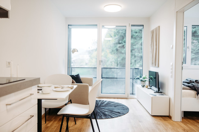 Möblierte Designerwohnung in Architekten-Wohnanlage