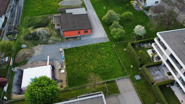 Schönes Grundstück im Zentrum des Rheintals mit hoher Baunutzung