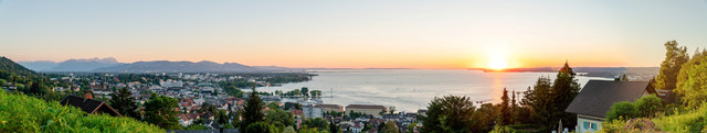 Penthouse SeeSuite in Terrassenvilla m. fantastischem Panoramablick ü. Bodensee + Rheintal + Bregenz; in fußläufiger Distanz z. See + Stadtzentrum