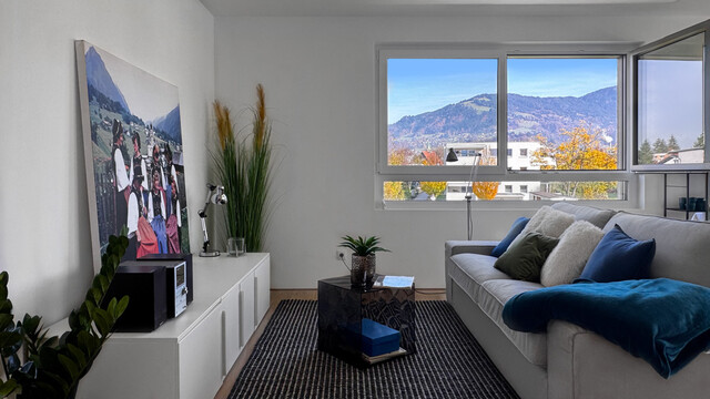 4-Zi-Wohnung mit großer Loggia.