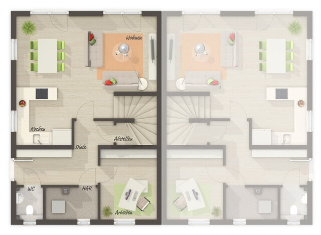 Traumhafte Doppelhaushälfte in Dornbirn: Erstbezug, 5 Zimmer, Garten, Terrasse - mit min. 120.000,- Wohnbauförderung! ( Haus B - rechts)