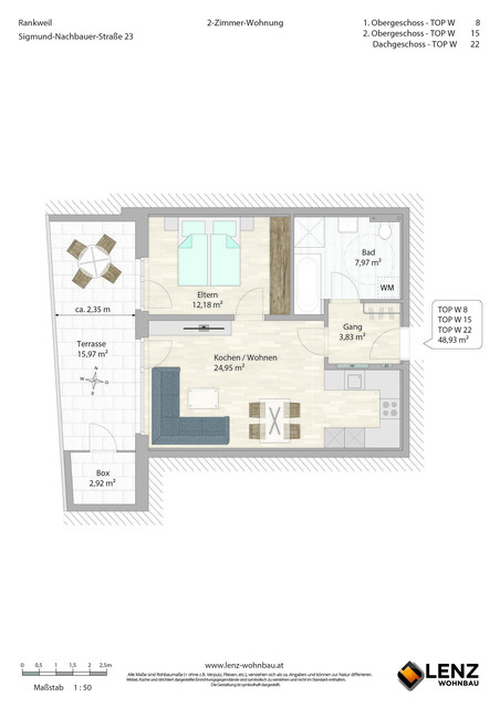 Dachgeschosswohnung mit Aussicht