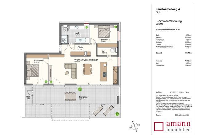 Exklusive Dachgeschosswohnung mit Panoramablick