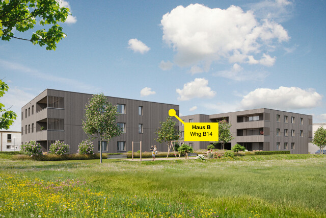 2-Zimmer-Terrassenwohnung im Dachgeschoss  | B14