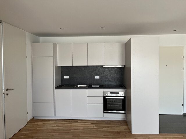 Moderne 2 Zimmer Dachgeschosswohnung mit Garage, Balkon und Keller in Neubau - provisionsfrei
