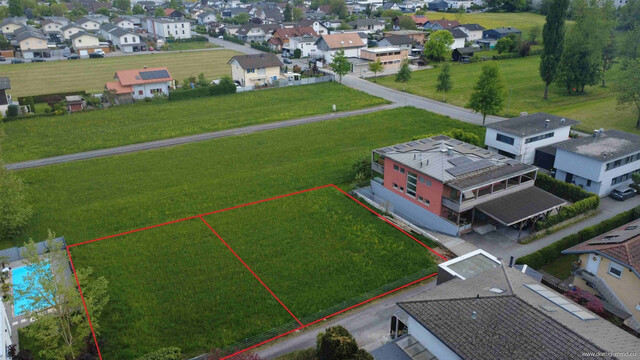 Flexibles Baugrundstück in Dornbirn-Rohrbach: 650 m² oder 2 × 462,5 m²